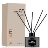 Premium reed diffuser with oud aroma for calming atmosphere